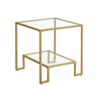 Glass Shelves Side Table